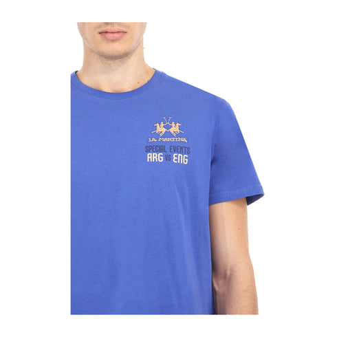 La Martina T-shirt T-shirt Uomo con maxi stampa bandiere S P25 - LA MARTINAMAR601JS388 - 07187 - S - Francavilla Moda